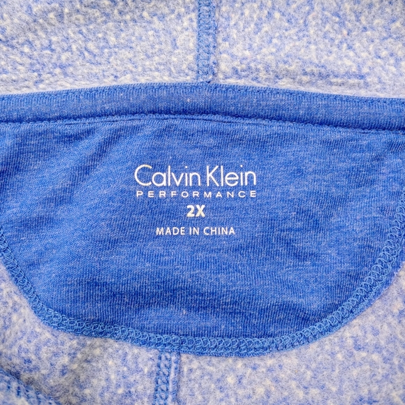 Calvin Klein PERFORMANCE Cowl Neck Crossover Hem Pullover Sweatshirt Siz… - Picture 8 of 16